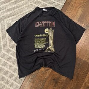 Vintage Led Zeppelin Stairway To Heaven T-shirt Y2K 00s Men's Size XL
